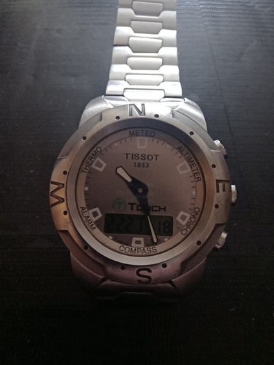 tissot t-touch titanium quartz watch
