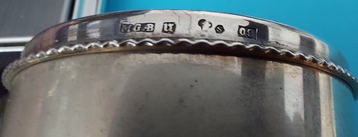 STERLING  Silver Trinket Box 27.6g