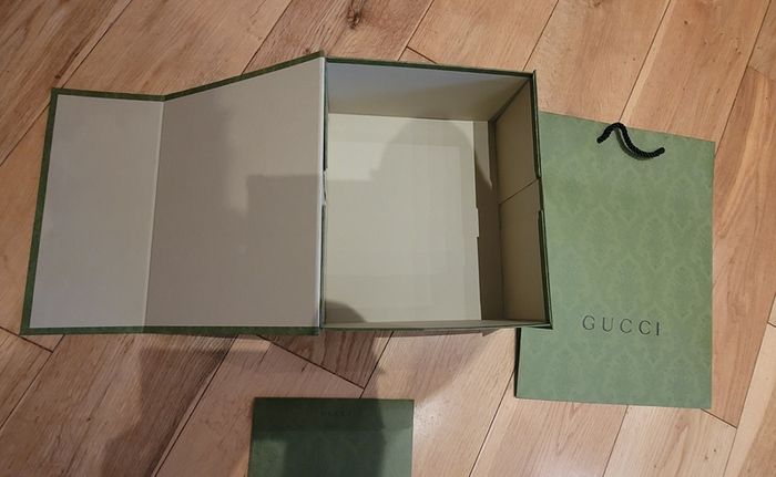 New Green Range Gucci Presentation Case Gift Box & Gift Bag Set