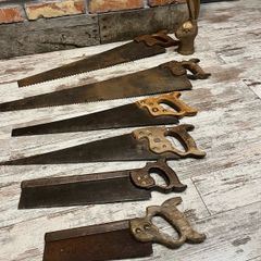 vintage hand saw
