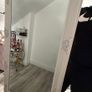 Large white antique style lean to mirror Image 3