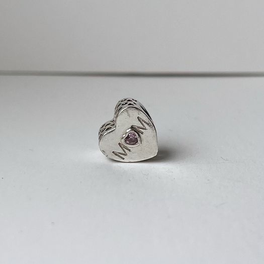 Sterling Silver Mom Charm