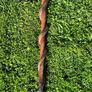 Hand-Carved Wooden Snake Walking Stick / Serpent Cane Image 4