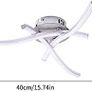 LED Ceiling Light, Elegant Curved Design Ceiling Lights,3 Built-in LED Boards,21W Cool White Light 6000K, Modern Ceiling Fixture for Living Rooms (FREE SHIPPING) Image 5