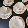 Vintage Royal Crown Derby China "Derby Posies" Bone China Tea Set Image 3