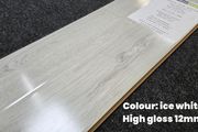 Ice white gloss click flooring
