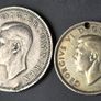 Great Britain Silver 6 pence 1939, Shilling 1947 Image 2