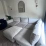 L-shape couch with footstool Image 7