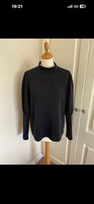 My Essential Wardrobe dressy black top size 12