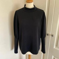 My Essential Wardrobe dressy black top size 12