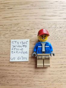 lego cty1305 wildlife rescue explorer, set 60302