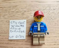 lego cty1305 wildlife rescue explorer, set 60302