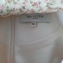 Selected V Neck Top in Ivory Image 4
