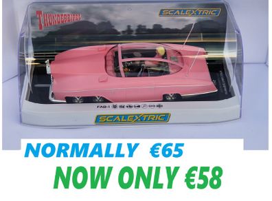 Scalextric  Thunderbirds FAB-1 Slot Car ( C4479 TV classic )