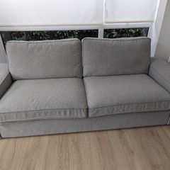 Ikea Kivik 3 seat sofa light grey