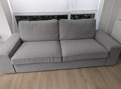 Ikea Kivik 3 seat sofa light grey