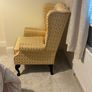 Queen Anne wingback armchair Image 3