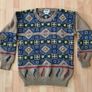 Jumper Handknit vintage wool Shelterbay by Arrow size M medium Image 2
