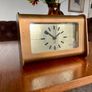Vintage Working Post Modern Staiger Chrometron Gilt Metal Quartz 1970s Image 10