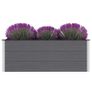 Garden Raised Bed WPC 150x50x54 cm Grey Image 3