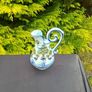 Large ceramic blue washing pitcher Image 3