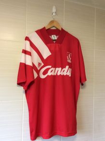 Liverpool Jersey. Official Adidas Mens Home Jersey. Season 1991/1992. Authentic Original From The Time. Not A Modern Day Remake.
