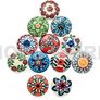 12 x Mix Vintage Look Flower Ceramic Knobs Door Handle Cabinet Drawer Cupboard Pull (FREE POSTAGE) Image 4