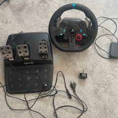 Logitech G29 Steering Wheel and Pedals