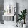 Slim Bathroom Cabinet 180cm Image 8