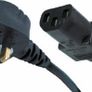 UK Mains Power Cable - Pc Monitor Desktop Kettle Lcd Tv Lead - 3 Pin Image 2