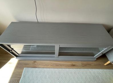 Ikea Havsta Tv Bench Media Unit Grey