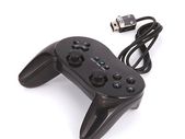 Wii Classic Pro Wired Controller Gamepad Black