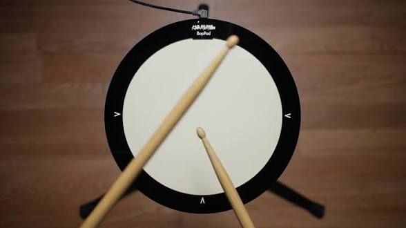 Keith McMillen BopPad Smart Fabric Drum Pad and adapter for stand