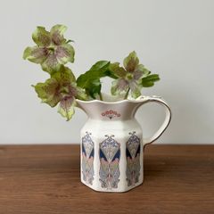 RARE Vintage Masons Ironstone Jug/pitcher Art Nouveau   Liberty London's 'IANTHE'