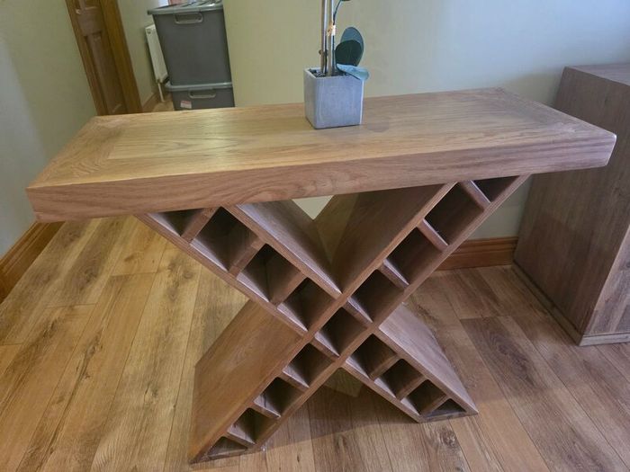 Solid Wood Tv Stand/ Display /wine Holder