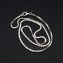 Vintage 925 Sterling Silver Box Chain Image 10
