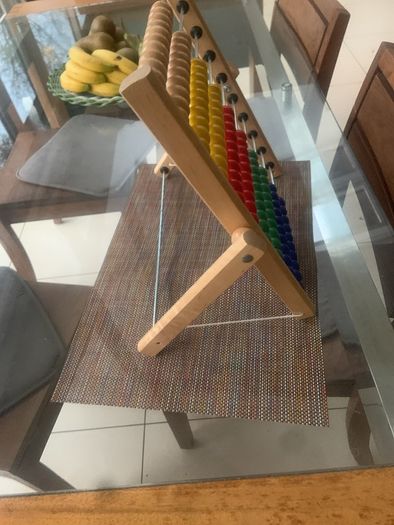 Wooden sturdy abacus