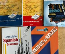 Spanish school books Vamos a Escuchar, Practicamos, Shortcurts to Success Spanish Oral