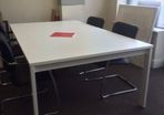 Ex Demo Contemporary White Meeting Table