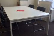 Ex Demo Contemporary White Meeting Table