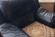 Full Real Leather Lounge Set (3 Seater + 2 Seater + Armchair) Ultra Comfortable Family Sofa