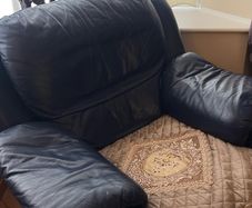 Full Real Leather Lounge Set (3 Seater + 2 Seater + Armchair) Ultra Comfortable Family Sofa