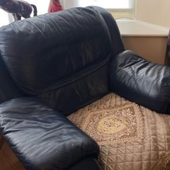Full Real Leather Lounge Set (3 Seater + 2 Seater + Armchair) Ultra Comfortable Family Sofa