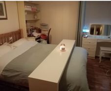 Over bed rolling table from ikea