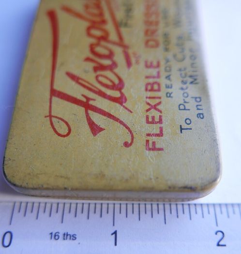Vintage Flexoplast Plaster Tin, Vintage Advertising, Medical, Dressing