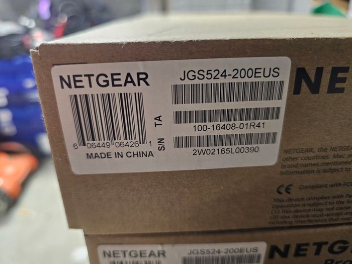 Netgear JGS524, Unmanaged 24 Port Network Switch