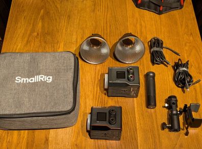 Small rig RC-60C + RC-60B video lights