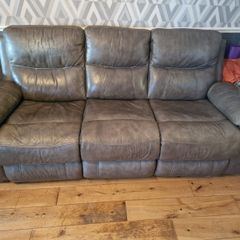 leather sofa