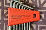 PB Swiss Tools 8-Piece L-Wrench Torx Key Set (Model: PB 410.H 6-25)