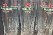 Heineken beer Official Pint Glasses brand new